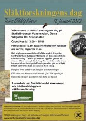 Släkforskningens dag 2022